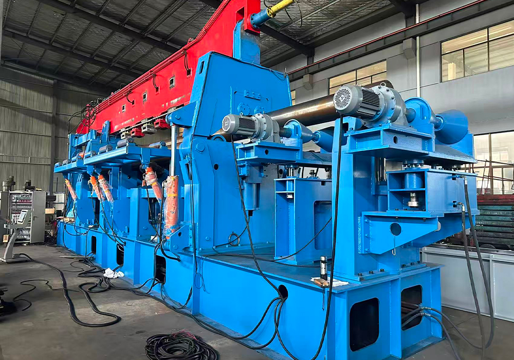 Ultra Long Hydraulic 4-Roll Bending Machine For Oil Gas Pipe