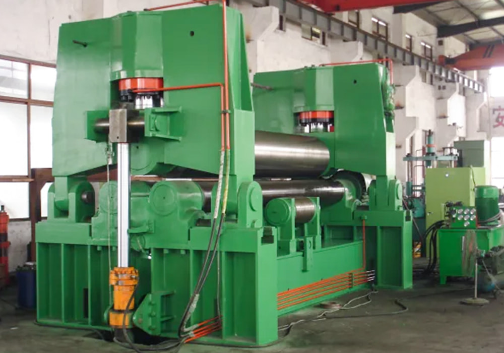 HDLW11X-100×3100 oblique 3-roller plate rolling machine