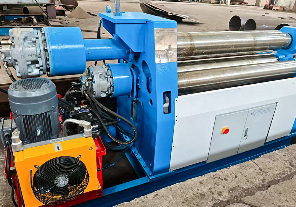 HDLW12-16x1600 CNC 4 Rolls Metal Sheet Bending Machine