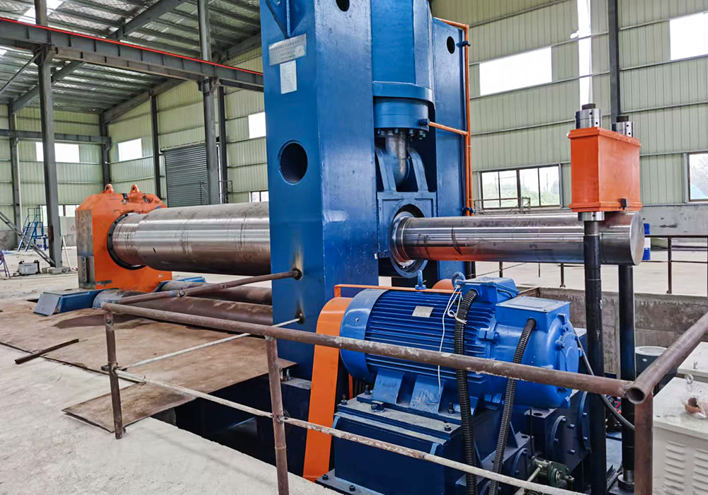 HDLW11-120X3500 Symmetrical 3 Roller Plate Rolling Machine